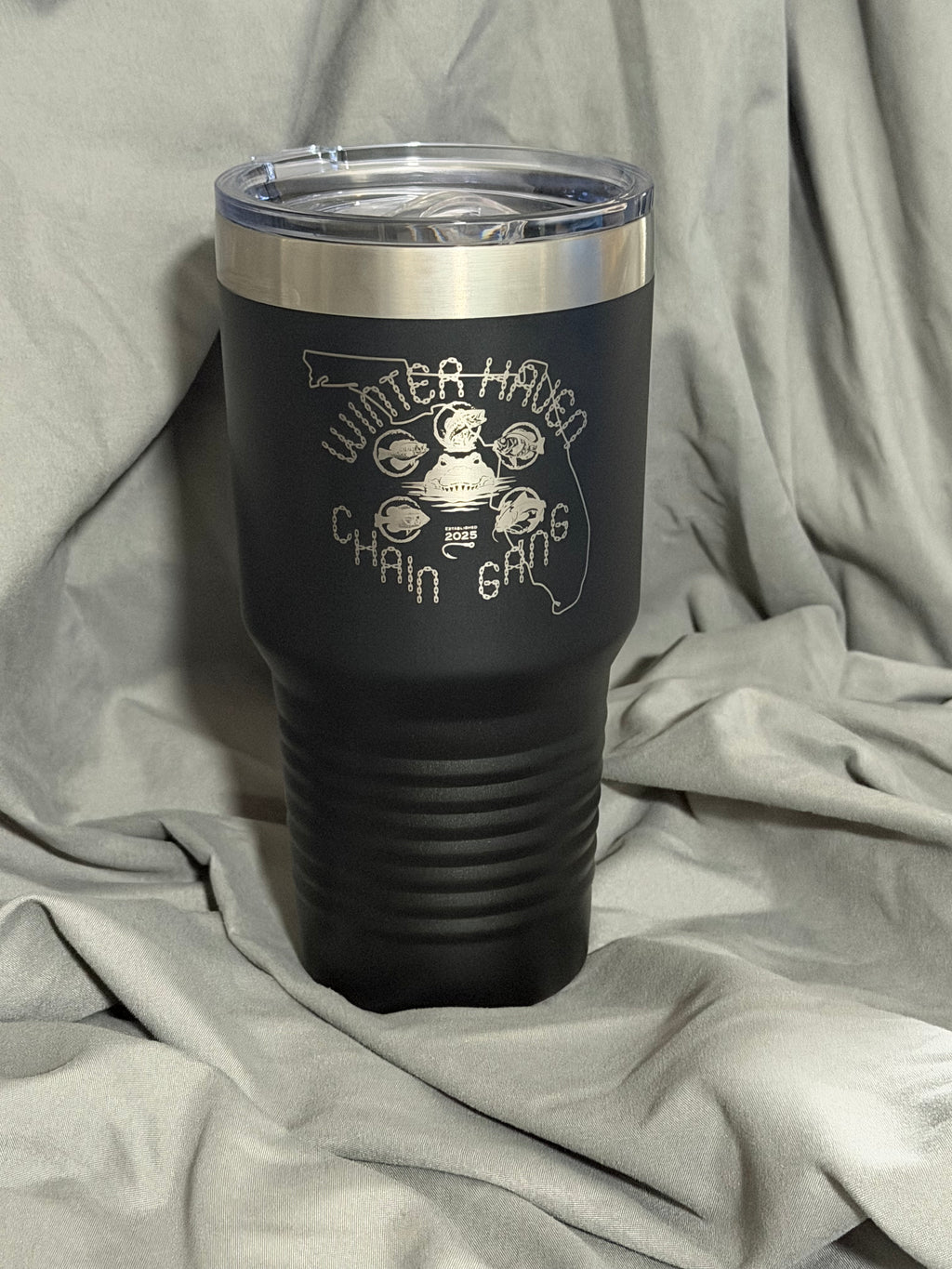 30 oz Engraved Stainless-steel tumbler FL B